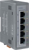Unmanaged 5-Port Industrial Ethernet Switch, 5x 10/100BaseTX RJ-45, wt -40+75